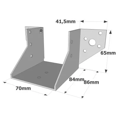 Sabots à ailes extérieures, gamme SAE CLASSIQUE (épaisseur 2mm, profondeur 84mm) - Réf. SAE200/70/2