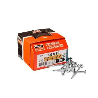 Vis bois tête fraisée - TTUFS5.0X70 - Réf. 74377