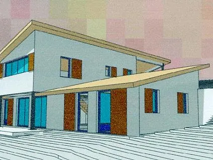 Une maison solaire en Auvergne