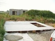 Construction de la dalle du Garage