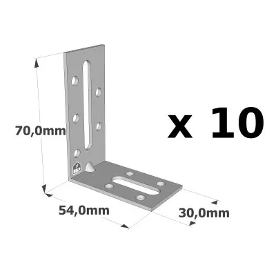 Équerres de fixation avec renfort - Réf. EFIXR753_10
