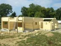 Vignette de l'article : Construction d'une maison en madrier, pas à pas (2/5)
