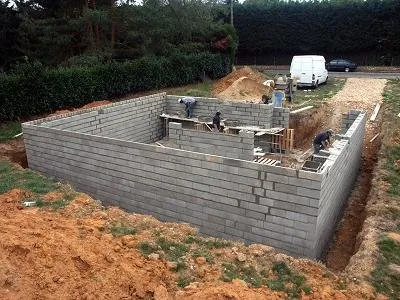 Construction d'une maison du côté de Dreux