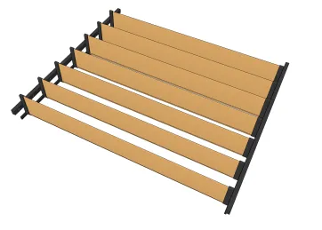 Kits à lames orientables