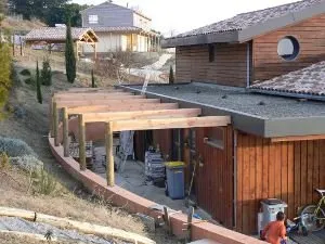 Construction de l'Abri voiture