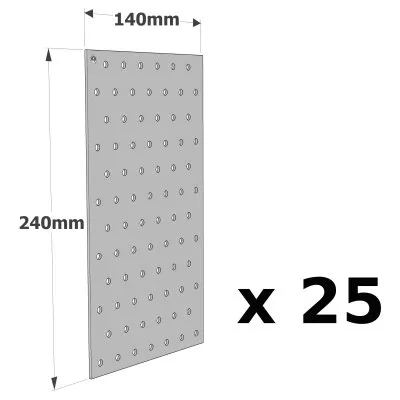Plaques Perforées - Réf. NP20/140/240_25