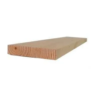 Vue en perspective d'une lame en bois Douglas pour pergola bioclimatique