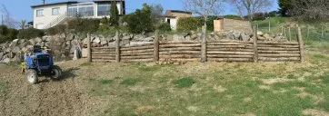 Vue d’ensemble du mur terminé