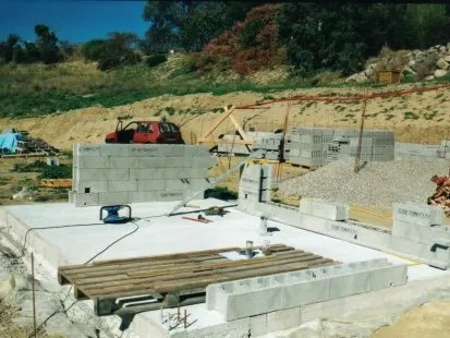 Construction de la véranda solaire