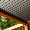 Chéneau Aluminium - Couleur : gris beige - longueur : 2m - Réf. SND-CH-7006-2