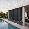Lame XL aluminium 29mm, longueur 2m35, RAL7016 structuré gris ANTHRACITE - Réf. SND-L-A-27-235-7016