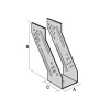 Cales Fourchette SOLO, 30x40mm - Réf. CGE7014