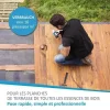 Cales d'espacement 4 mm pour lames de terrasse – version ouverte / rainurée – Sachet de 100 - Réf. ABST-4MM-100-OFFEN