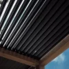 Lame XL aluminium 29mm, longueur 2m, RAL9005 structuré NOIR MAT - Réf. SND-L-A-27-200-9005