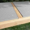 Lame XL aluminium 29mm, longueur 2m, RAL9006 structuré GRIS ALUMINIUM - Réf. SND-L-A-27-200-9006