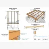Le plan de votre PERGOLA sur mesure - Réf. pergola-prest-plans