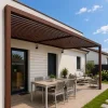 Lame XL aluminium 29mm, longueur 2m35, RAL8011 structuré OXYDE DE MARS - Réf. SND-L-A-27-235-8011