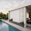 Lame XL aluminium 29mm, longueur 3m, RAL9010 structuré BLANC - Réf. SND-L-A-27-300-9010