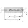 Boite de 1000 cales plates, 24 x 100 x 6 mm - Réf. KP6RE24