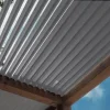 Lame XL aluminium 29mm, longueur 2m, RAL9006 structuré GRIS ALUMINIUM - Réf. SND-L-A-27-200-9006