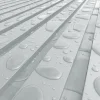 Lame XL aluminium 29mm, longueur 2m, RAL9006 structuré GRIS ALUMINIUM - Réf. SND-L-A-27-200-9006
