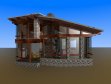 Maison bioclimatique en 3D