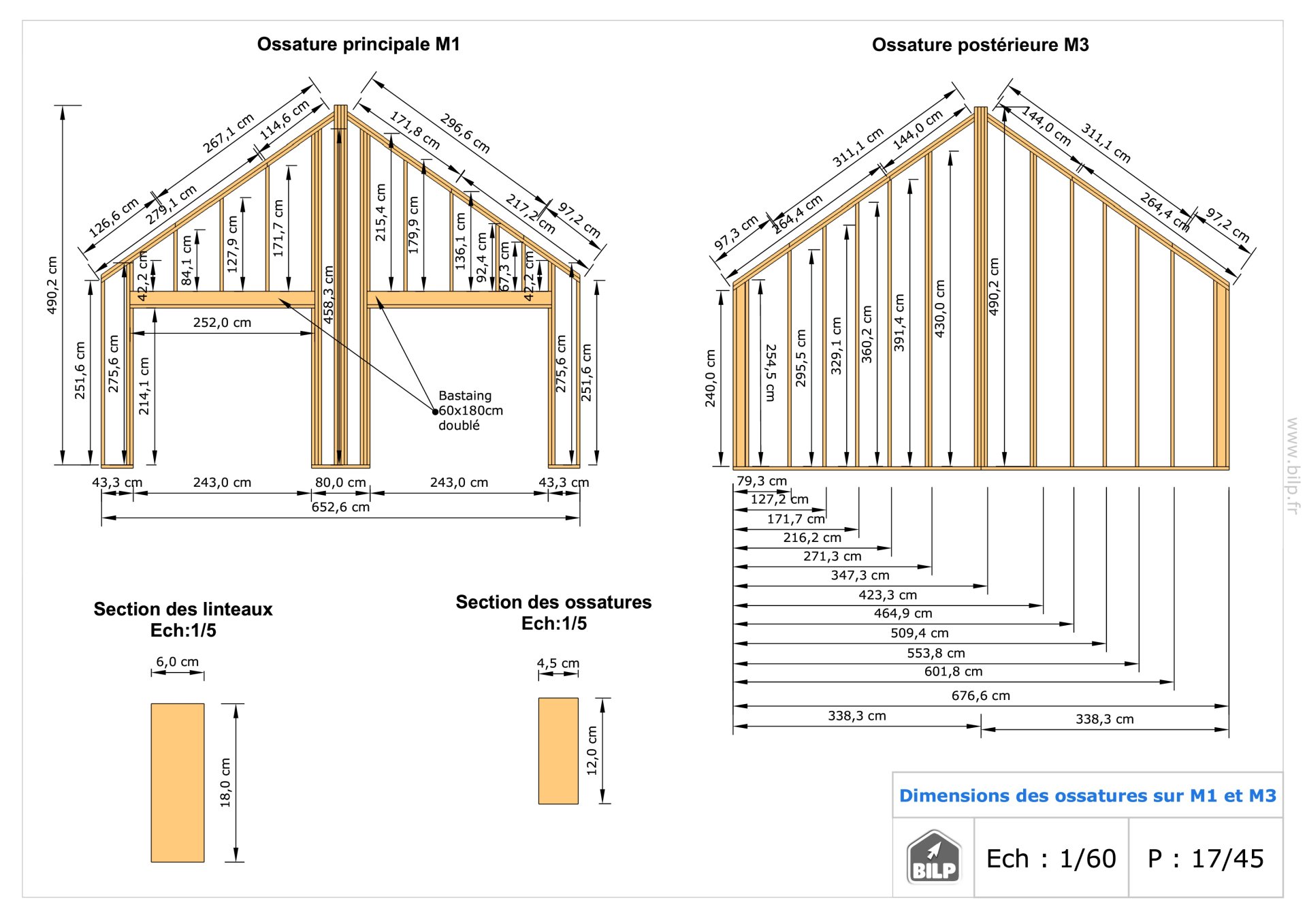 Schéma Plan Garage En Bois Gratuit Le plan de votre ABRIS ET CABANE sur mesure - Réf. cabane-prest-plans