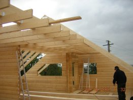 Fixation de pannes sur support bois