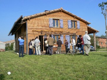 Facade Est - lors de la visite organisée par SOLAGRO