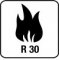 Résistance au feu 30 picto
